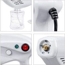 UK PLUS Portable Anion Blu-Ray Nanometer Spray Gun, Handheld Steam Gun Hair Coloring, With 260Ml Large Capacity Spray Bottle Penetrating Hair Roots And Deep Layer Replenishment
