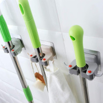 Decdeal Wall Mounted Mop Holder Brush Broom Hanging Clip Storage Rack Kitchen Organizer Hooks & Rails