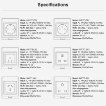Dainerisy S55 Smart Wifi Waterproof Socket Application Control With Uk Standard (Ac100-240V)