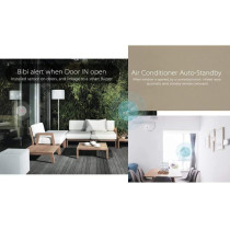 UK PLUS Tuya 2.4G Wifi Wireless Smart Window Door Window Sensor Detector Smart Home Home Secure