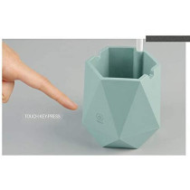 UK PLUS Led Lamp Polygonal Flexible Touch-Sensitive Pen Holder Reading (Green)