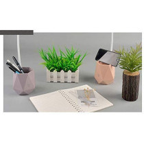 UK PLUS Led Lamp Polygonal Flexible Touch-Sensitive Pen Holder Reading (Purple)