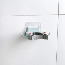 Gaocheng Durable Reusable Wall-Mounted Abs Material Mop Holder Rack For Towel Broom(Blue)