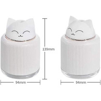 Uk Plus Cool Mist Humidifier, Portable Cute Animal Humidifier, Large Capacity Usb Charge Multi-Function Night Lamp, Cartoon Air Humidifier (Bear)