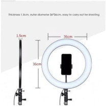 Kiaitre 10" Selfie Ring Light With 210Cm Long Tripod Stand & Cell Phone Holder - Ring Light For Iphone Android, Light Stand For Live Stream/Makeup, Youtube Video Photography(210Cm)