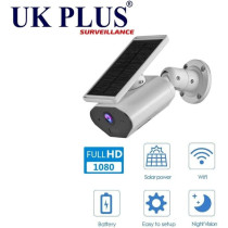 UK PLUS Solar Camera Outdoor, Wifi Camera, Outdoor Security Camera Wireless, Home Security Camera With Night Vision Motion Detection And Rechargeable Battery Two Way Audio Ip66 Waterproof