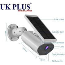 UK PLUS Solar Camera Outdoor, Wifi Camera, Outdoor Security Camera Wireless, Home Security Camera With Night Vision Motion Detection And Rechargeable Battery Two Way Audio Ip66 Waterproof