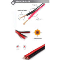 UKPLUS Rvb Electric Cable Wire, Pvc Insulated Electrical Wire Cable And Speaker Cable Wire, 2 x 2Mm