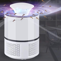 Uk Plus Indoor Electric Mosquito Killer Trap Lamp, Usb Mosquito Killer Trap Electric Uv Lamp Night Light Fly Bug Zapper Pest (White)