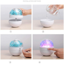 Uk Plus Rabbit Humidifier, Aroma Essential Oil Diffuser For Home Office Bedroom Baby Kids Desk Car (Blue)