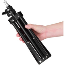 Uk Plus Studio Photography Light Tripod Stand Adjustable Aluminum Alloy For Supporting Flash Lights Softbox With Ball Head Cellphone Clamp (50Cm)