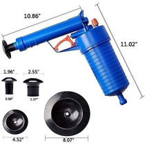 Coolbaby Toilet Plunger Air Drain Blaster Pressure Pump Cleaner High Pressure Plunger Opener Cleaner Pump For Bath Toilets Bathroom Kitchen Clogged Pipe