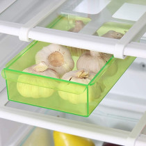 Uk Plus Refrigerator Storage Box Fridge Drawer Organizer Fridge Shelf Holder Food Fresh-Keeping Organizer Container Basket For Home (Pink)