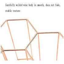 Light F Honeycomb Nest Wine Rack, Hexagon Modern Design, Stackable Wine Rack, Free Standing Metal Portable, Modern Minimalistic Design, Wine Lovers,B