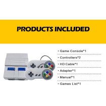 Yxf Retro Game Console Mini Classic Game Console, Wireless Controller Retro Game Console Built-In 400 Game Video Game Handheld Game Console, Bring You Happy Childhood Memoriestoys