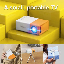 Led Mini Projector Compatible With Smartphones, Pc, Laptop For Large Screen Viewing, Hdmi, Usb, Tf Car