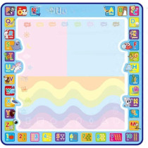 100 X 100 Cm Extra Large Aqua Magic Doodle Mat, Colorful Educational Water Drawing Doodling Mat Coloring Mat For Kids Toddlers Boys Girls Age Of 2 3 4 5 6 7 8