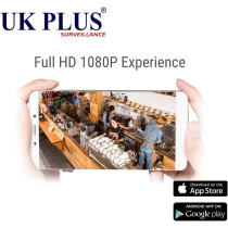 UK PLUS Panoramic Vr Ip Camera 2 Megapixel 1080P Wireless Wifi Security Indoor Camera Super Wide Angle Support Ir Night Motion Detection 360 View