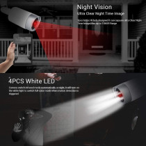 UK PLUS Vrb 2.0Mp Ip Wifi/Wired Camera View Outdoor/Indoor Smart Mobile App With Motion Detection Alarm Notification