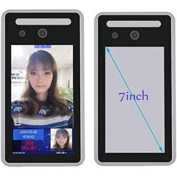 UK PLUS Thermal Camera Face Recognition Body Temperature Detect Monitoring Camera Voice Alarm Facial Access Control Time Attendance