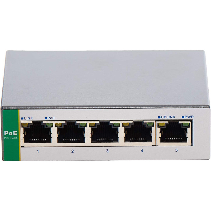 UK PLUS Poe Switch 4 Port Support Auto Mdi/Mdix