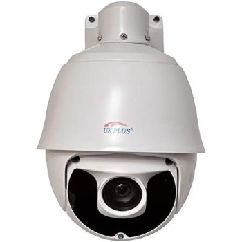 UK PLUS 4Mp High Speed Waterproof Dome Camera Ptz Poe Ip 20X Optical Zoom Pan Tilt Security Surveillance Supports Hik Vision, Dahua Protocol Indoor And Outdoor
