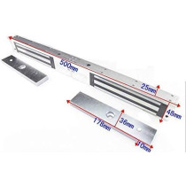 Electric Magnetic Electromagnetic Lock Flush Mount Holding Force For Access Control Single Door 12V (Single Door- 280Kg)