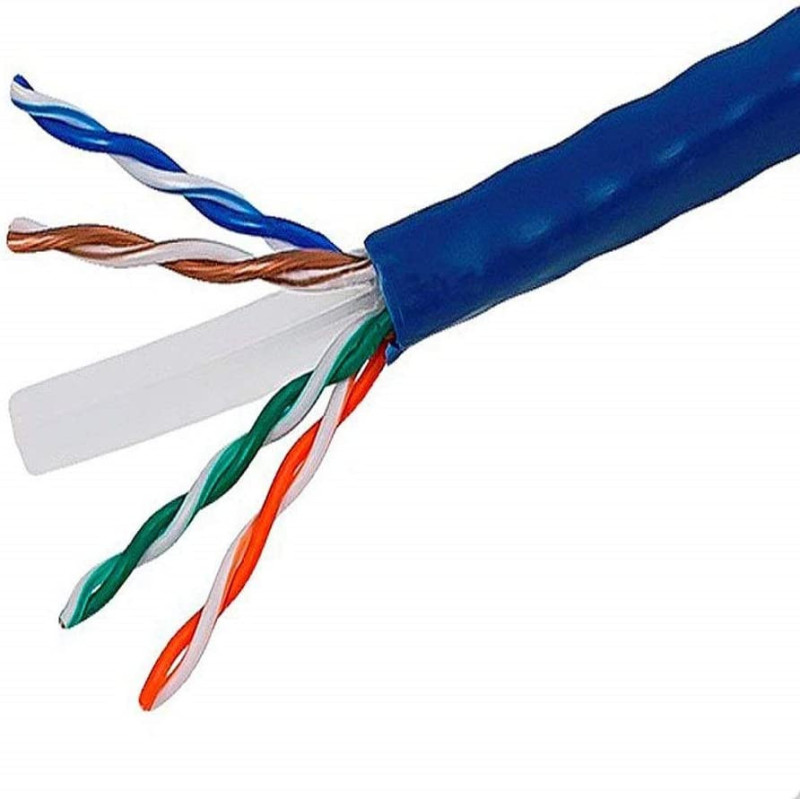 UK PLUScat6 Solid Utp Cable 23Awg 305M Lan Network Ethernet Rj45 Wire,