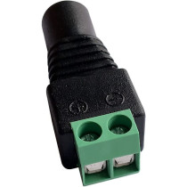 UK PLUS 10 X Female 2.1X5.5Mm Dc Power Cable Jack Adapter Connector Plug Led Strip Cctv Camera Use 12V (10 Female Adapter)