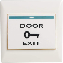 UK PLUS Dc12V Push Exit Release Button Switch For Door Access Control System (4 Pcs)