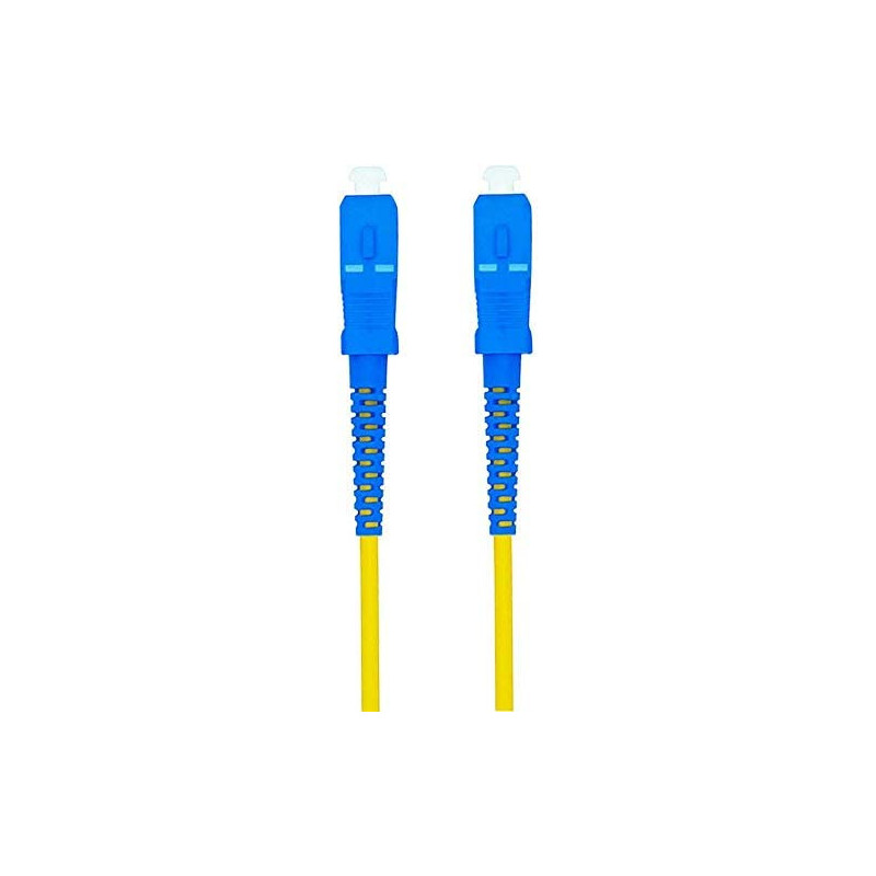 UK PLUS 3Meters 10Ft Sc To Sc Fiber Optic Cable Jumper Optical Patch Cord Simplex Single-Mode 9/125 Sc-Sc