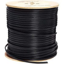 UK PLUS Cable Rg59 305M Siamese Cctv Combo Coaxial Rg59 20 Awg Video + 18/2 18Awg Power Cable Ul Surveillance Color Black