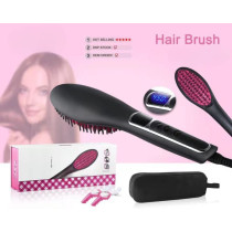 2 In 1 Professional Hair Dryer Brush Blow Dryer Straightening Brush Hot Air Styling Comb Electric Hair Straightener Styler