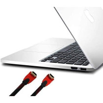 UK PLUS Hdmi Cable 3Metre/10Ft 2.0 Black/Red High Speed With Nylon Braided Cord Supports Ethernet