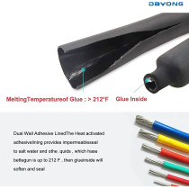 530Pcs/Set Heat Shrink Tubing Insulation Shrinkable Tube Assortment Electronic Polyolefin Ratio 2:1 Wrap Wire Cable Sleeve Kit