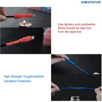 530Pcs/Set Heat Shrink Tubing Insulation Shrinkable Tube Assortment Electronic Polyolefin Ratio 2:1 Wrap Wire Cable Sleeve Kit