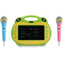 Atouch P06 Karaoke Video Learning Tablet With Mic,16Gb, 7 Inch 4G (Green)