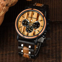 Bobo Bird Mens Wooden Watches Luxury Lightweight Wood Watch Multi-Functional Display Men'S Timepieces, Stylish