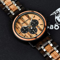 Bobo Bird Mens Wooden Watches Luxury Lightweight Wood Watch Multi-Functional Display Men'S Timepieces, Stylish