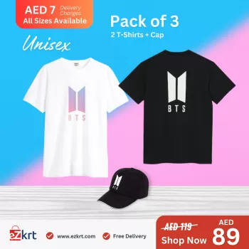 BTS Unisex 2 T-shirt + 1...