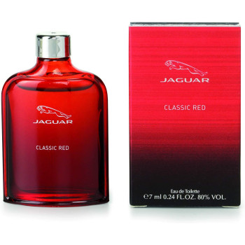 Jaguar Classic Red For Men Eau De Toilette 7Ml Mini, Cranberry