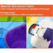 Prayer Rug for Kids Educational Smart Prayer Mat for Kids, Electronic Prayer Mat with Step Guide For Kids With Multiple Languages