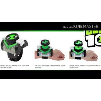 Ben 10 Omniscope Omnitrix, Multicolor, 91476956