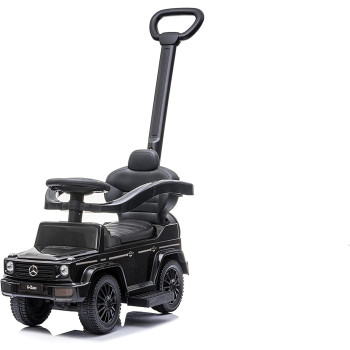 Best Ride On Cars Mercedes G-Wagon 3 in 1 Push Car, Black