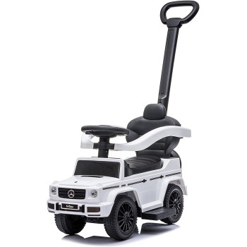 Best Ride On Cars Mercedes G-Wagon 3 in 1 Push Car, White