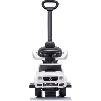 Best Ride On Cars Mercedes G-Wagon 3 in 1 Push Car, White