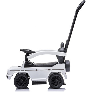 Best Ride On Cars Mercedes G-Wagon 3 in 1 Push Car, White