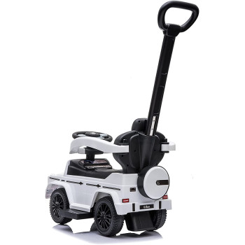 Best Ride On Cars Mercedes G-Wagon 3 in 1 Push Car, White