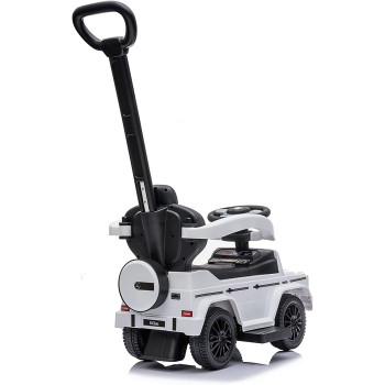 Best Ride On Cars Mercedes G-Wagon 3 in 1 Push Car, White