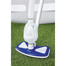 Bestway 58234 Above Ground Pool Cleaning & Maintenance Accessories Set Kit For Filter Pumps With A 530 Gph Flow Rate - Blue